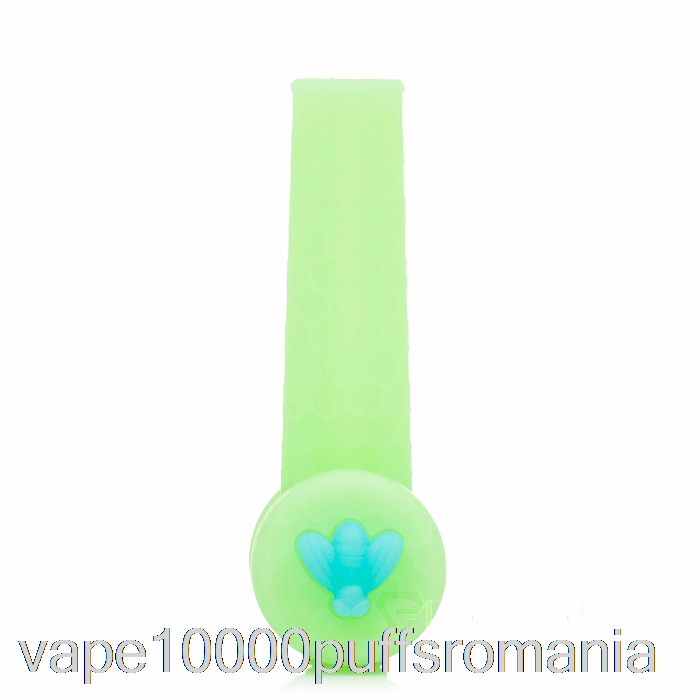 Vape Romania Stratus Trio Silicone Pipe Uv Slime (uv Blue Bee / Uv Green)